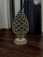 Polyester Özel Taşlı Dualı Kozalak 2652