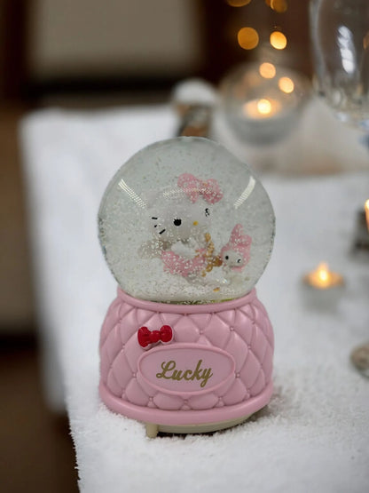 Büyük Boy Hello Kitty Işıklı Kar Küresi 507-100