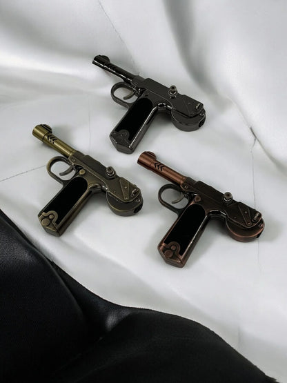 Parabellum Luger Metal Tabanca Şeklinde Çakmak 2828