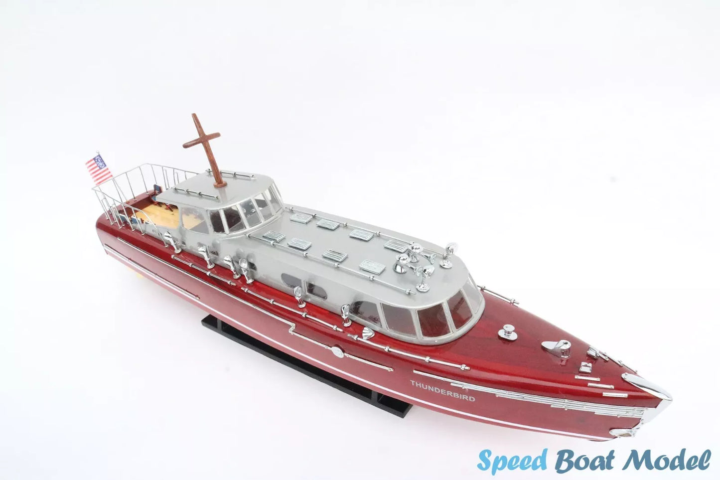 Hacker Craft Thunderbird 1939 – 55 Foot Speed Boat Model 24.4" - Ship Model