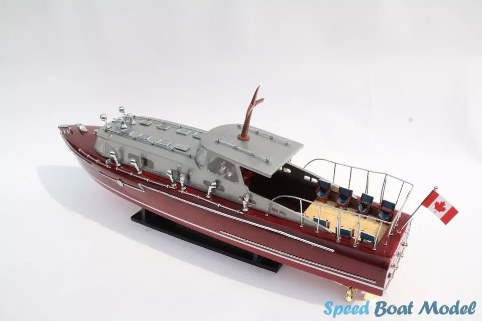 Hacker Craft Thunderbird 1939 – 55 Foot Speed Boat Model 24.4" - Ship Model