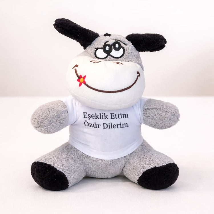 Oyuncak Peluş Eşek Eşeklik Ettim Tişörtlü