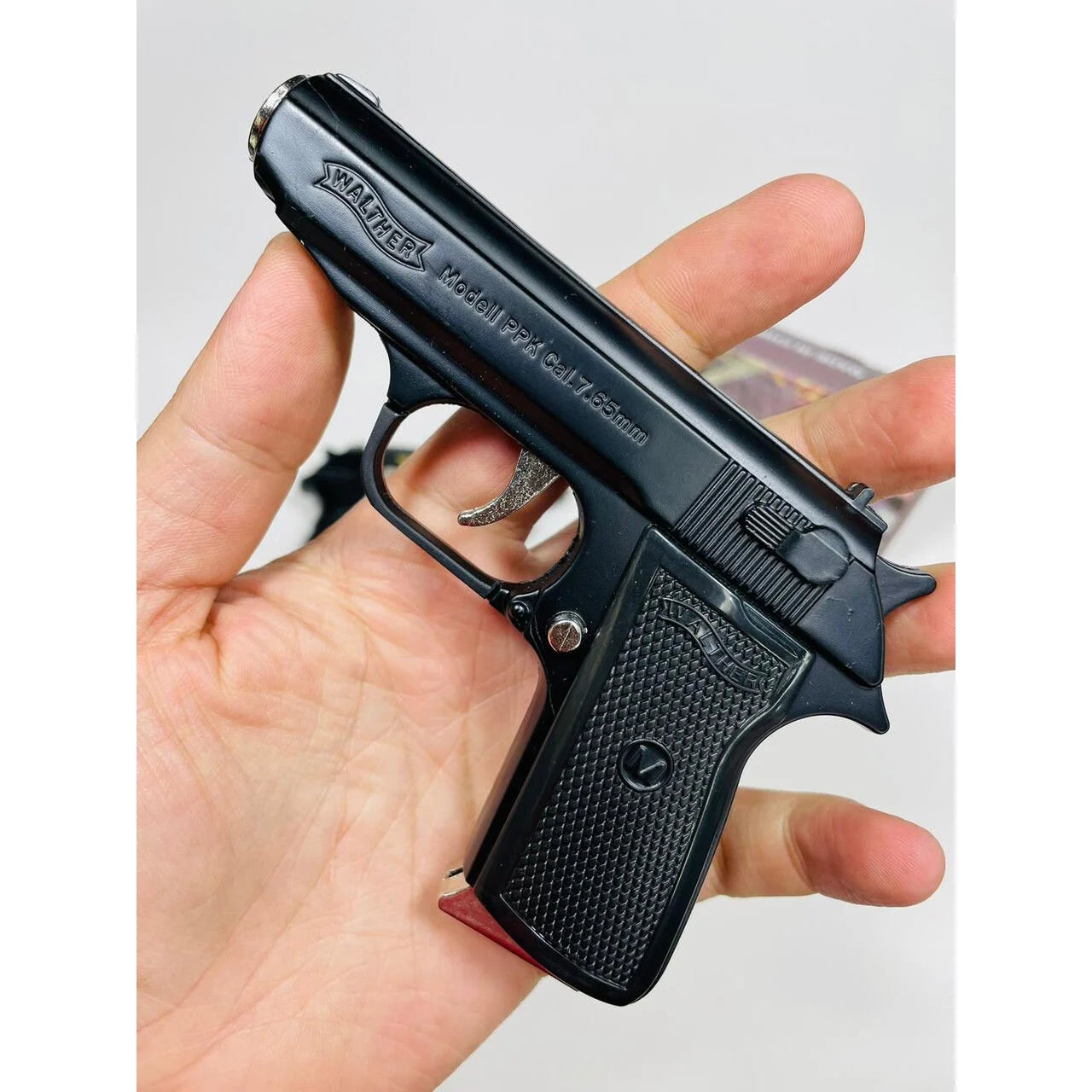 Walther Çakılı Metal Tabanca Modeli Kılıflı Kutusunda 7677